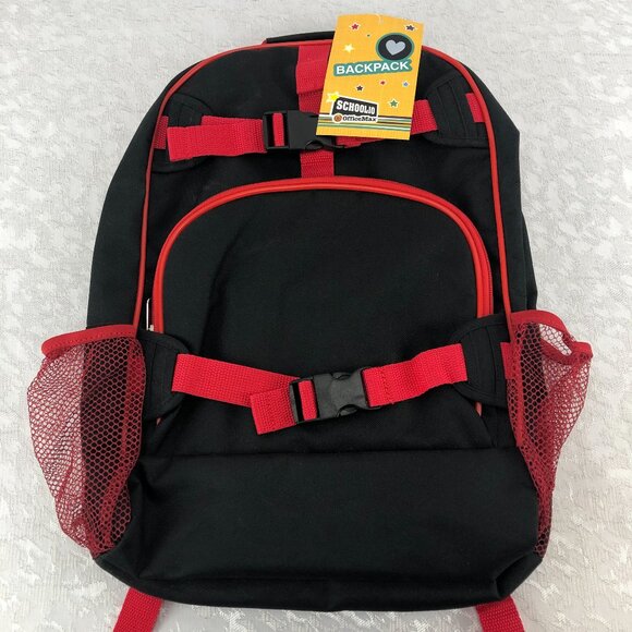 Schoolio Red and Black Backpack NWT - Picture 1 of 10